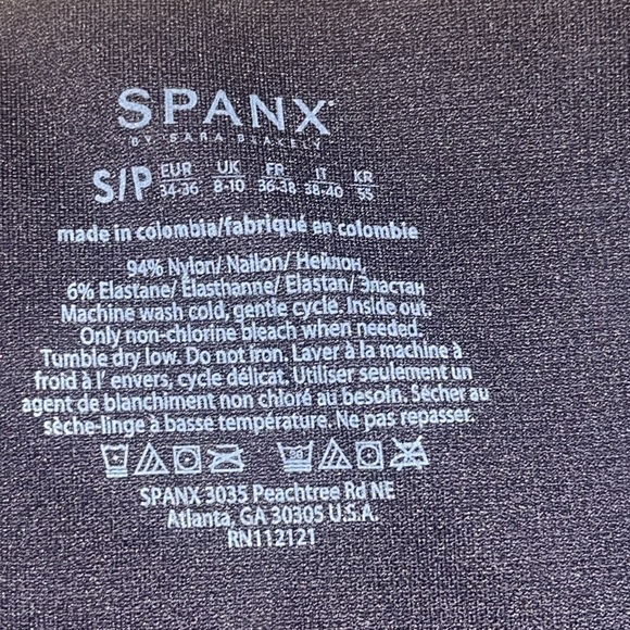 SPANX women’s Black Leggings size small - Picture 5 of 8